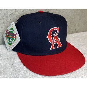 Vintage NWT Anaheim Angels Hat MLB New Era Diamond Collection Sz 7 ⅛ Fitted Cap